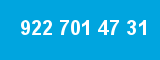 922 701 47 31